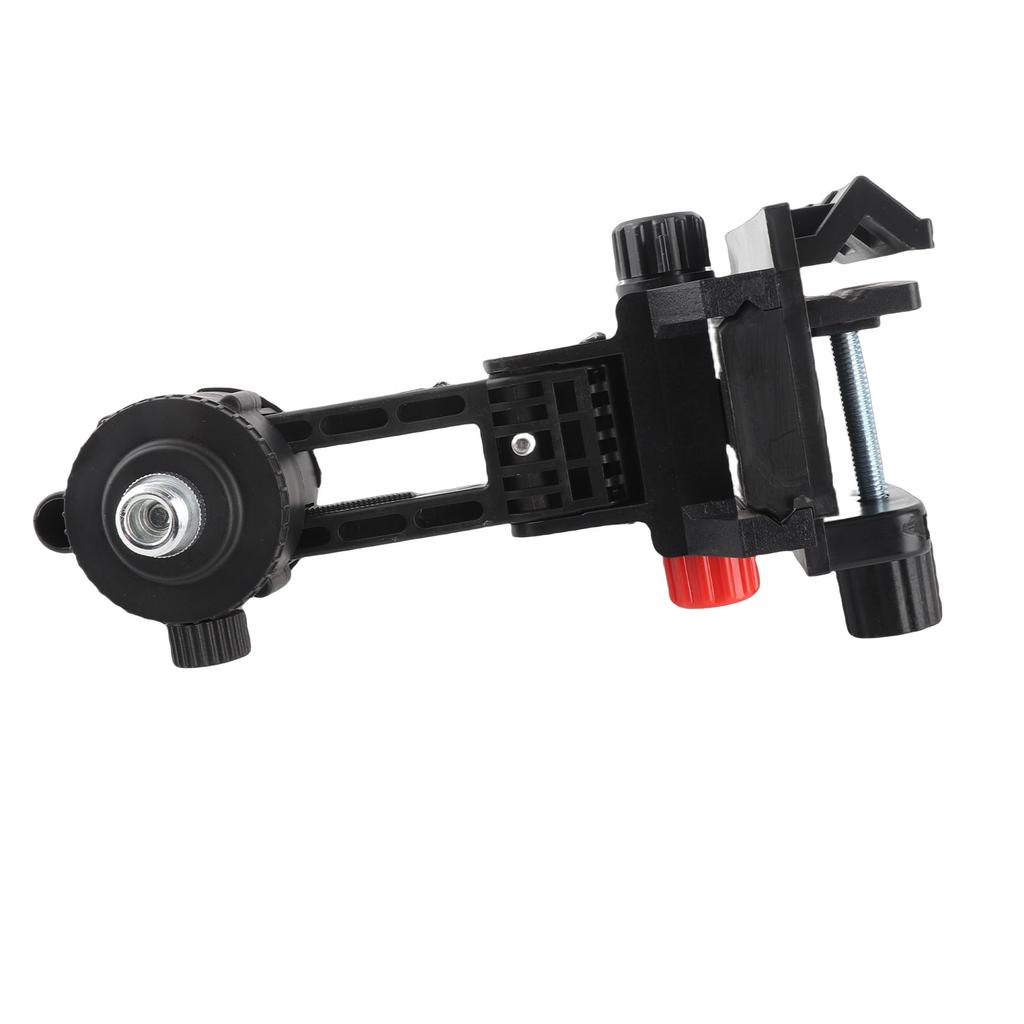 Fine Tuning Bracket Level Adapter 360 Degree Adjustable Support L Shape Pivoting Base with Clip Wall Ceiling Mounted
