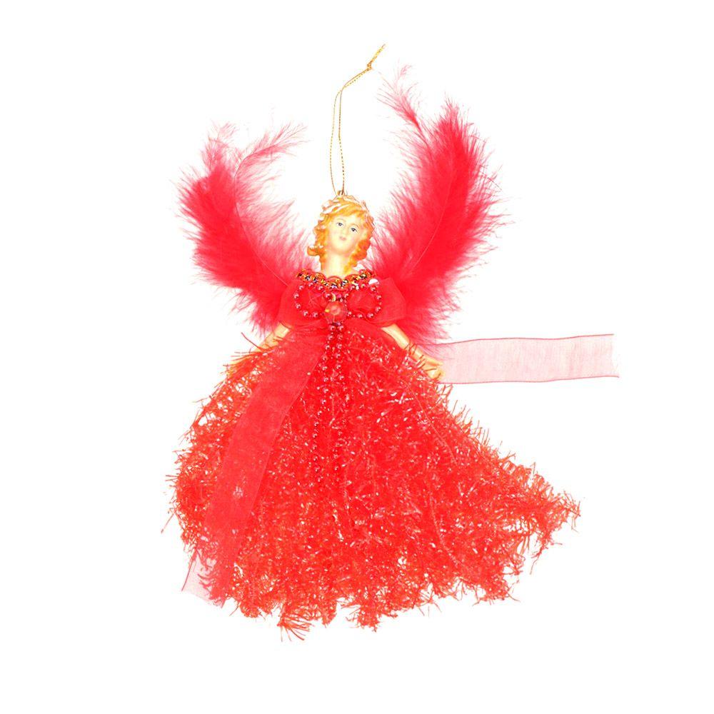 Gifts Attractive Feather Angel Doll Xmas Tree Pendants Home Decorations Christmas Ornament