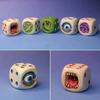 5pcs Set Monster Dice, Dungeons and Dragons Dice, Monster Dice Set for Table Games, Dungeons and Dragons Dicelings, Role Playing
