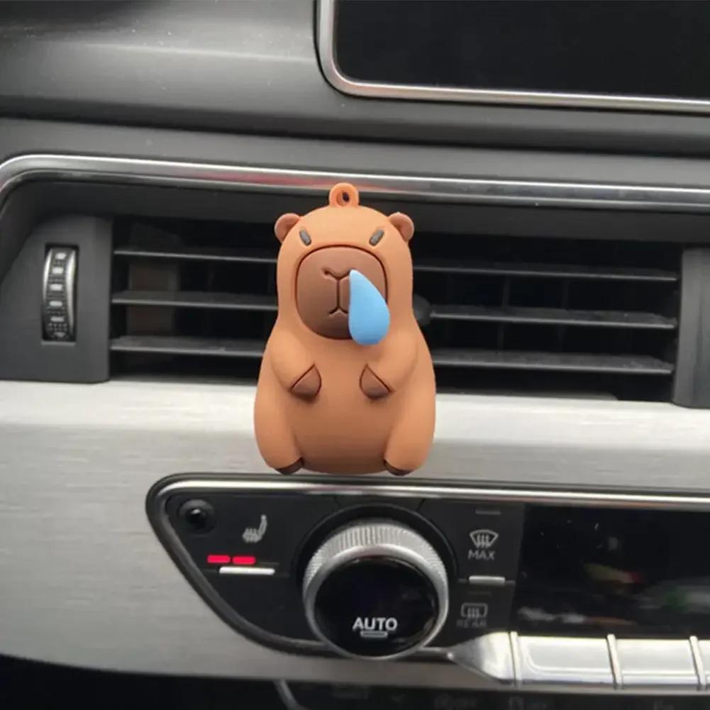 Samochodowy odświeżacz powietrza Kreskówkowy ornament kapibary Dekoracja Wylot powietrza Dyfuzor zapachu Wylot Zapach Akcesoria do wnętrza samochodu