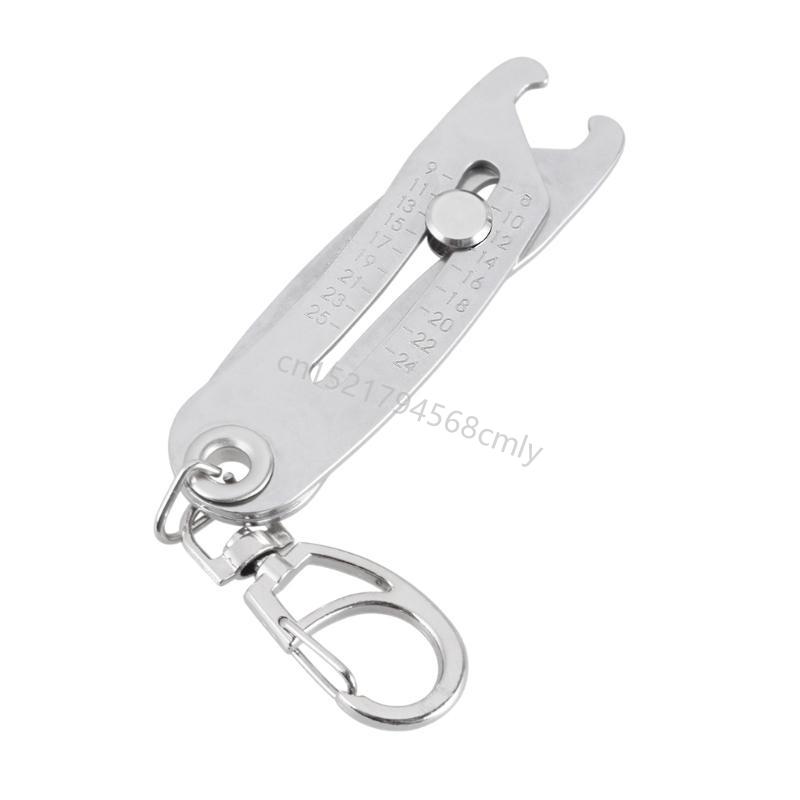 Precise Thread Size Checker Keychain Nut And Bolt Thread Checker Bolt Size 6XDE China Mainland