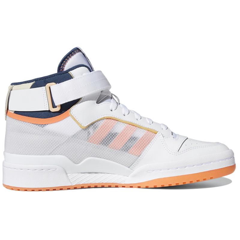 Adidas Forum Mid Tt 'White Acid Orange' Sneakers FY4707