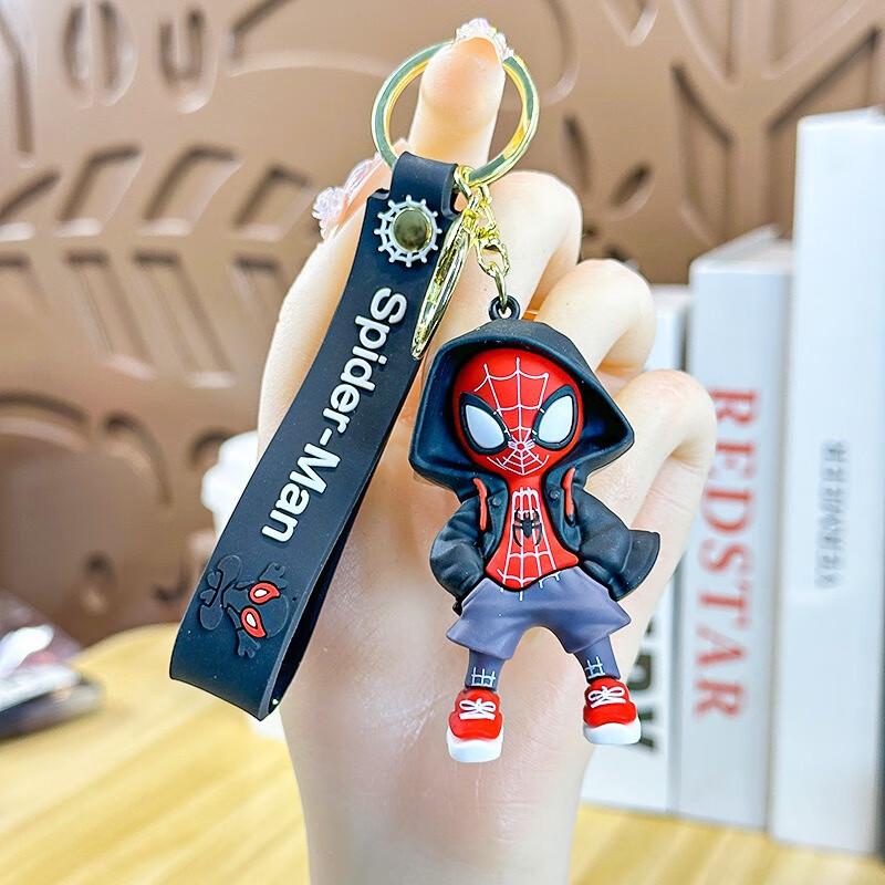 Силиконовый брелок и подвеска для сумки Человек-паук, 3 шт.