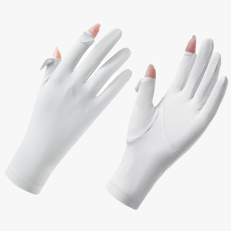 Sunscreen Gloves for Women with Ultraviolet Rays Summer Electric Car Anti Slip Thin Touch Screen Riding Sunscreen Gloves for Women