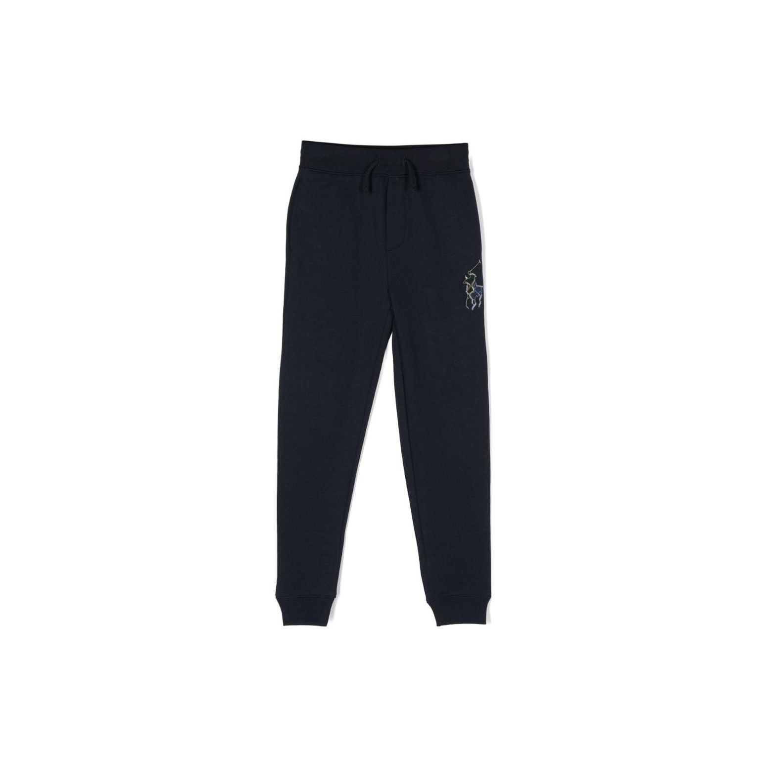 

Polo Ralph Lauren трикотажные спортивные брюки с вышитым логотипом и шнурком детские штаны синего цвета 323920633-001 XL