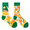 Calzini AB Asimmetrici Trendy Divertenti per Coppia Anatra Mandarina Colorati Calzini a Mezza Gamba SMLSOX