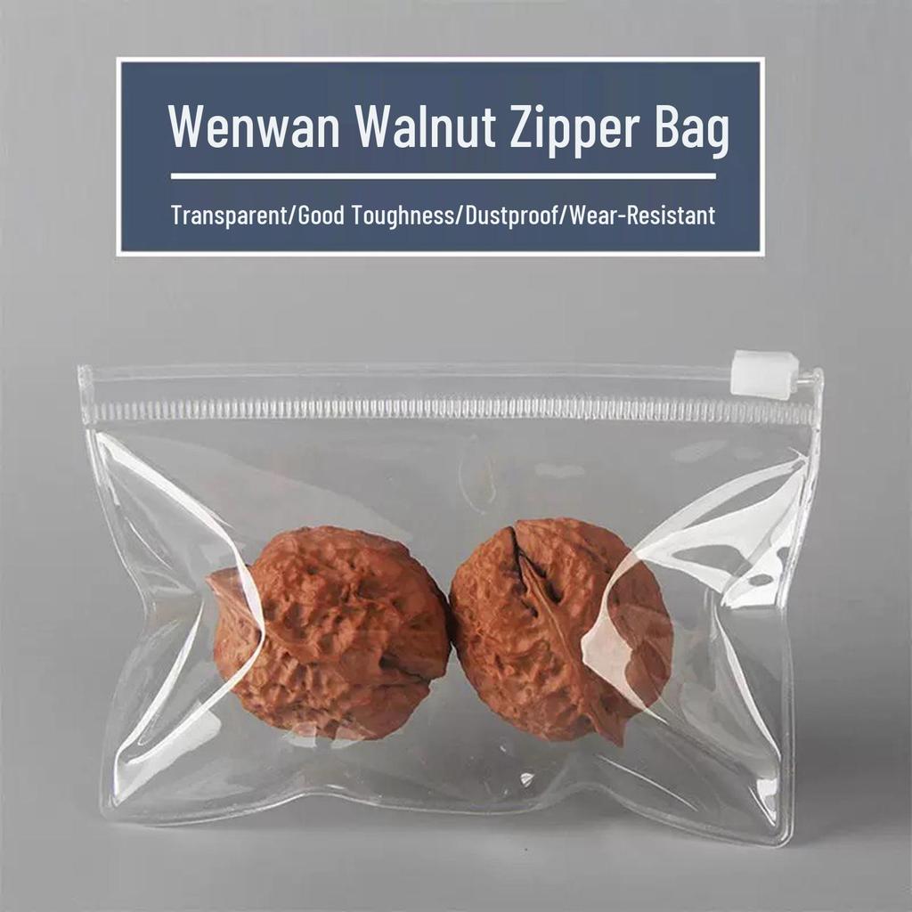 Clear PVC Zipper Bag for Anti-Oxidation Jewelry Storage: Self-Sealing Design for Wenwan Beads and Bracelets.