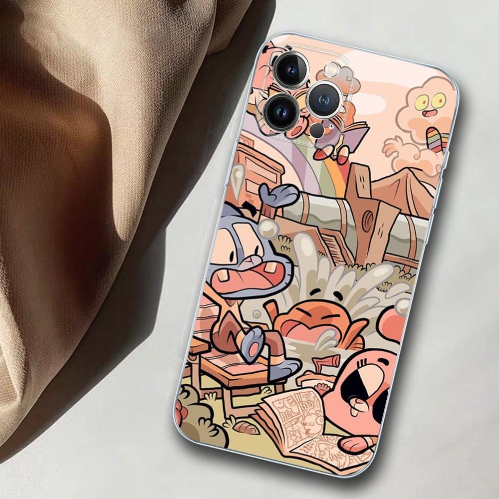 Amazing World Of Gumball Phone Case For iPhone 14 11 12 13 Mini Pro XS Max Cover 6 7 8 Plus X XR SE 2020 Funda Shell