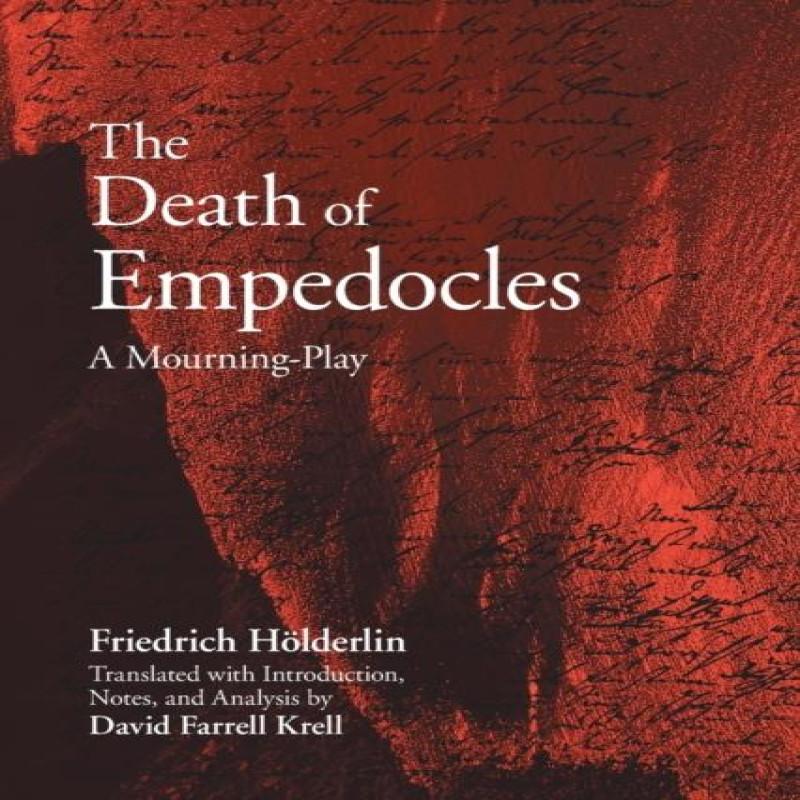 The Death of Empedocles by Friedrich Holderlin Paperback Book 9780791476482