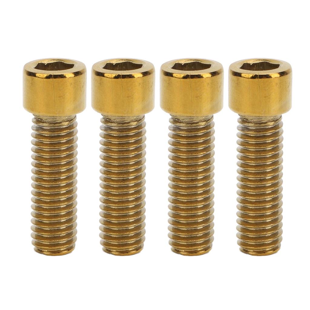 Bike Stem Bolts Road Bike Stems 4 Pack M8 X 32mm Handlebar Fastening Screws