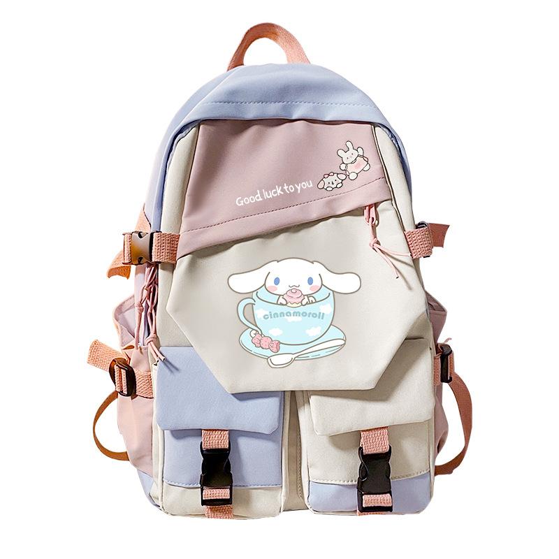 Cute Puppy Cartoon Printed Leisure Travel Bag, Primary And Secondary School Backpack