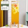 Large Capacity Glass Beverage & Infusion Dispenser with Faucet