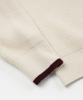 FRIZMWORKS Contrast Collar Half Zip Knit _ Cream