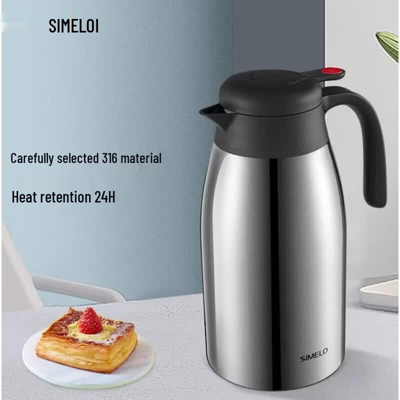 Shimeile 2L 304 Stainless Steel Air Pressure Insulated Thermos