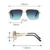 New in Fashionable Vintage Sunglasses for Women Blue Lens Glasses for Men Casual Unisex Glasses Sunglasses Women Gift