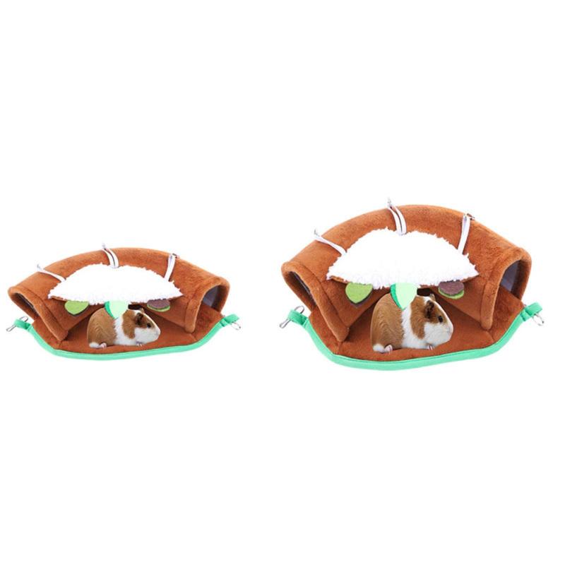 Pet Winter Warm Hammock Hanging Nest Hideout Tunnel Toys Pet Supplies For Hamster Squirrel Guinea