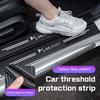 3D Carbon Fiber Car Sticker Auto Door Sill Side DIY Paste Protector Strip For DS SPIRIT DS3 DS4 DS4S DS5 5LS DS6 DS7 WILD RUBIS
