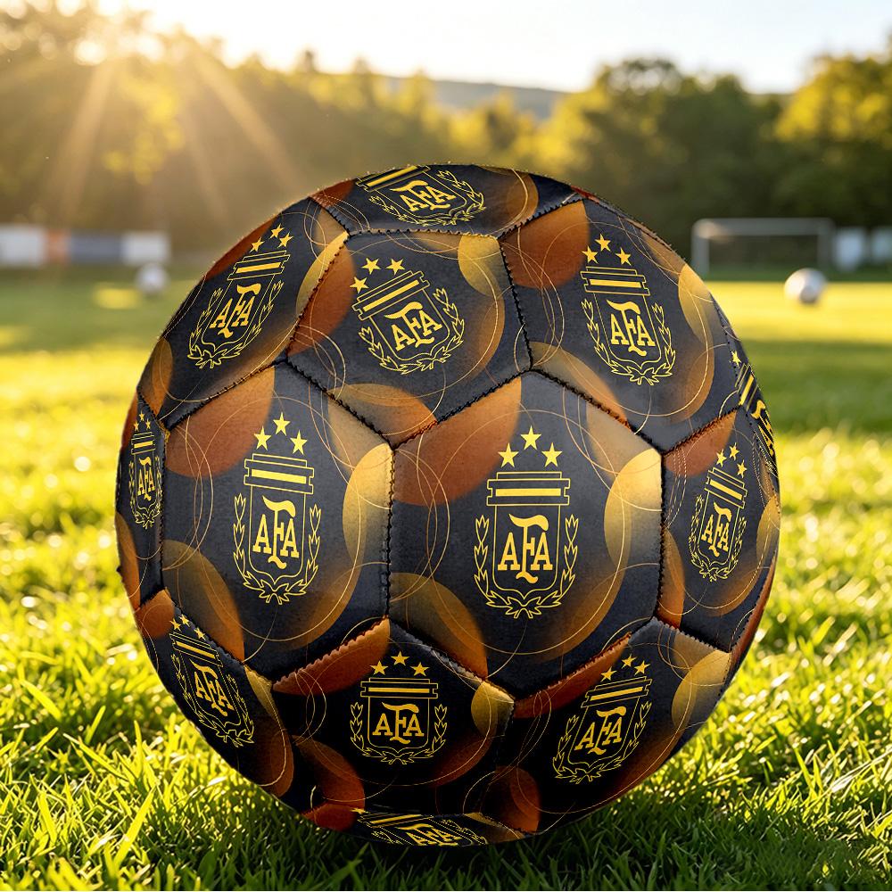 Argentinien Fußball Aufdruck Größe 5 Fußball Ball Verschleißfest Standard Erwachsenen Trainingsfußball Fan Geschenk für Indoor Outdoor Spiel Sport