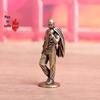 Men's Brass Suit Figurine: Retro Thug Design, Solid Brass Ornament, Desktop Tea Pet Decoration