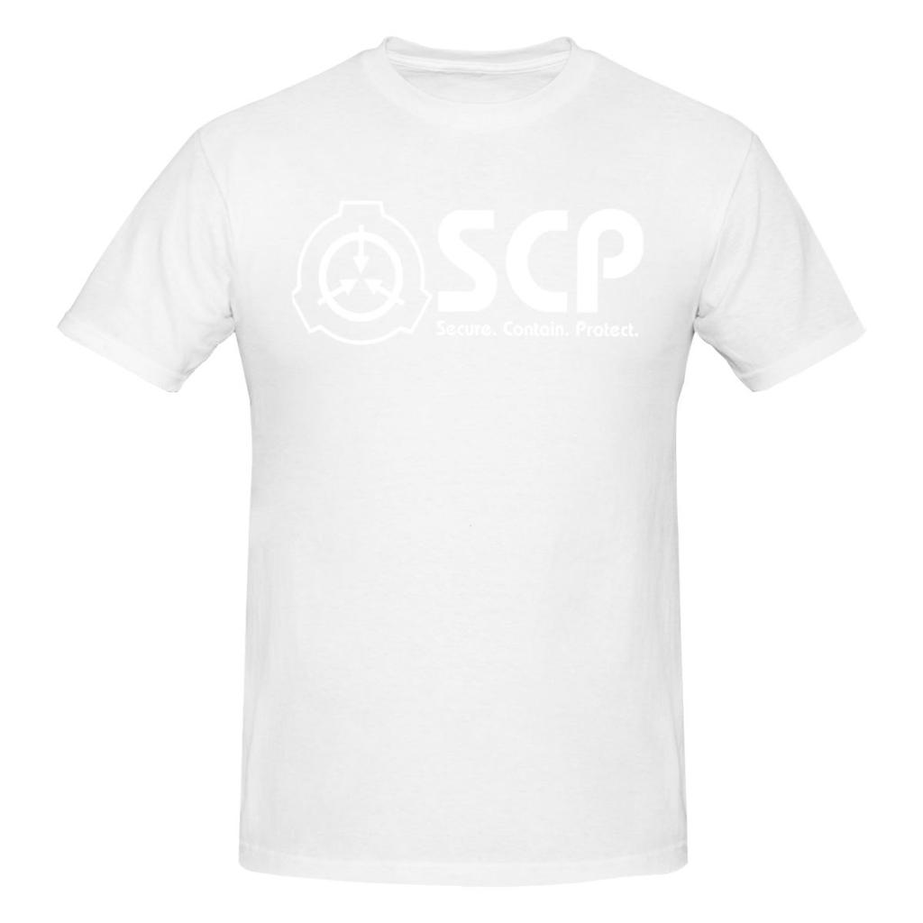 Unisex SCP Foundation Fun T Shirt Vintage Oneck Cotton Unisex Clothing