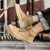 Casual High Top Men's Shoes Designer's Minimalist Retro Style Daily Outdoor Leisure Street High Quality Business Office Boot