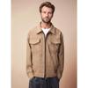 RogueWave Herbstjacken Übergröße Freizeitkleidung High Street Taschen Revers Reißverschluss Wildleder Dicke Jacke Herren Windbreaker Locker