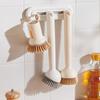 Innovative Handle Scrub Brush with Built In Liquid Storage for Efficient Dishwashing and Pot Cleaning