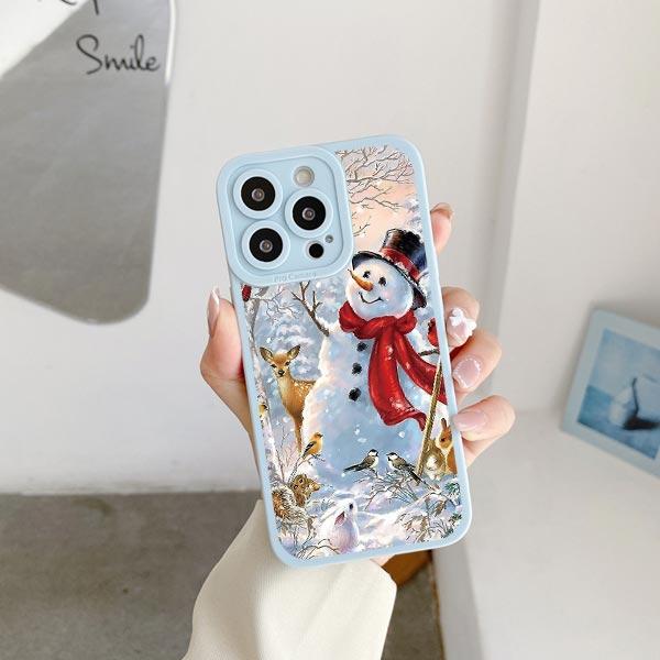 Cute Merry Christmas New Year Gifts Phone Case for IPhone 14 7 8 Plus Soft Cover for Iphone 12 13 11 Pro XS MAX XR X SE20 Shell