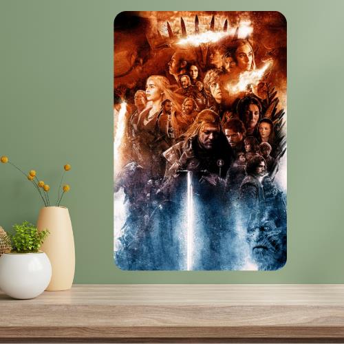Metal TV Show Poster Sign 20x30cm(7.8x11.8inch)