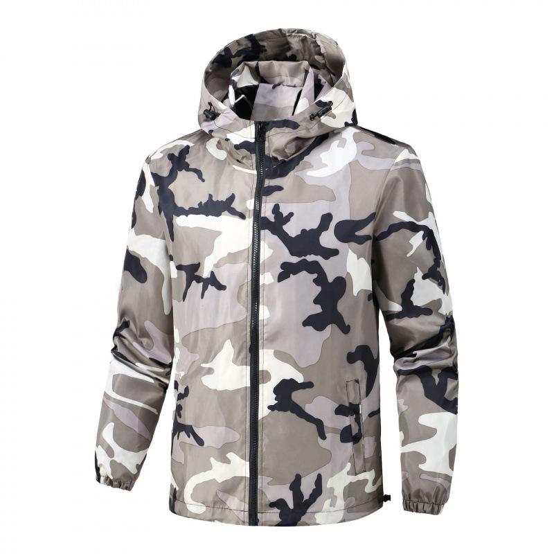 Men S Camouflage Hooded Jacket Outdoor Casual Fashion Coat