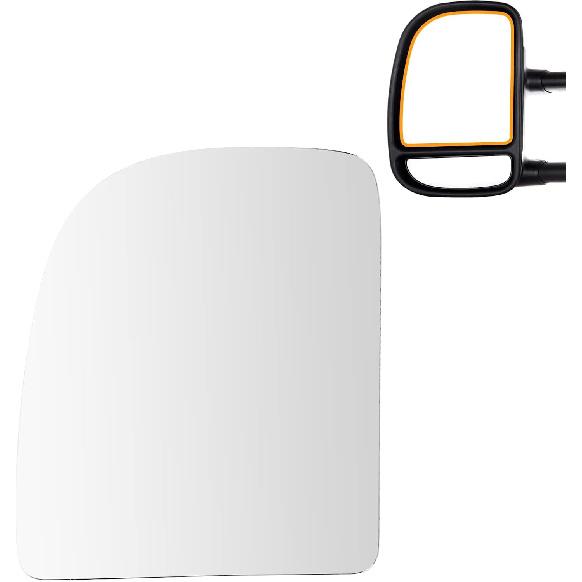 Towing Mirror Glass Fitss 1999-2018 For Chevy Silverado For GMC Sierra 1988-1998 For Chevy/For GMC C1500/K1500 Non-Heated Right Side Lower onvex