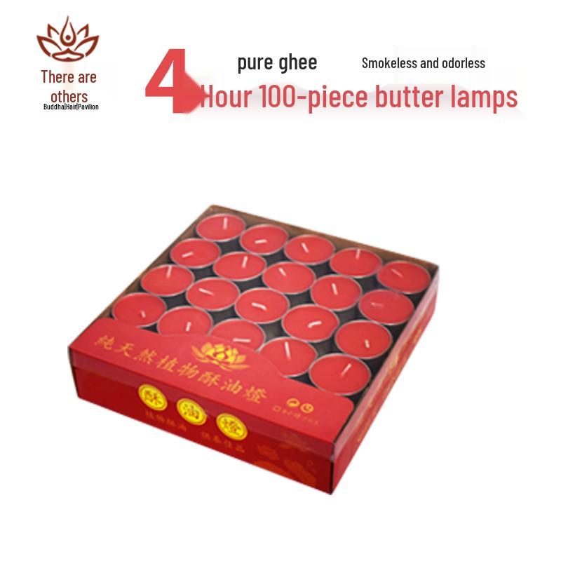 Crystal Lotus Candle Holder for Ghee Buddha Lamp