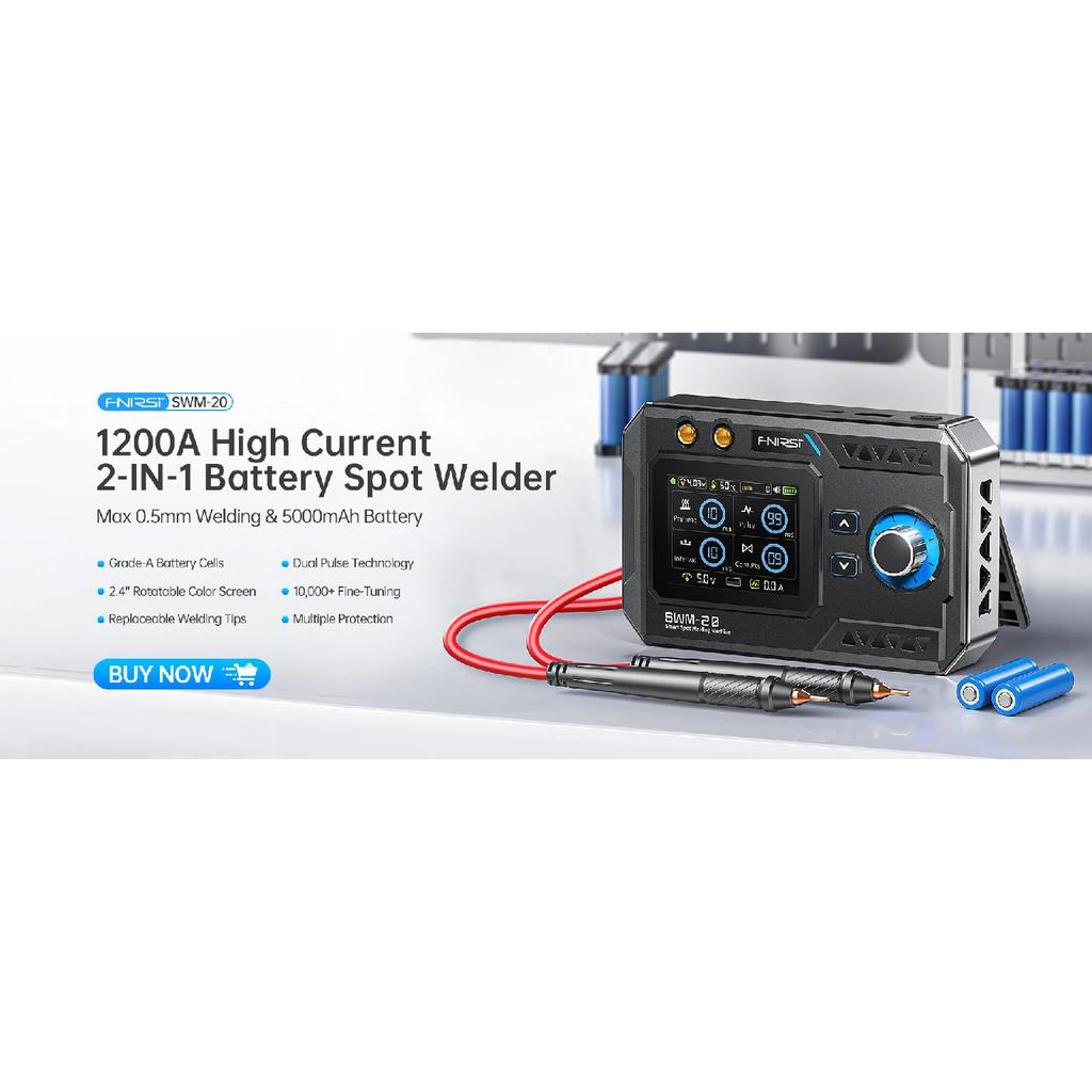 FNIRSI HRM-10 Battery Voltage Internal Resistance Tester 18650 High-precision AC Acid Lithium Lead Car Battery Capacitor Tester