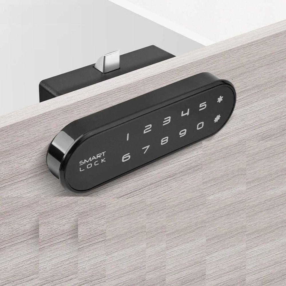 Touch Keypad Electric Lock Digital Cabinet Lock Smart Drawer Lock Home Security