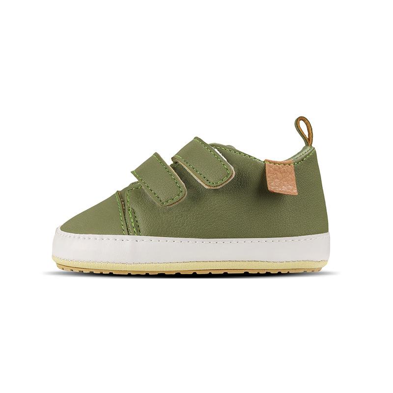 

Детская обувь Zapatos Niña весна осень новые нескользящие детские прогулочные туфли мягкая подошва кожаная обувь повседневная обувь детские кроссовки обувь для девочек 12CM зелёный