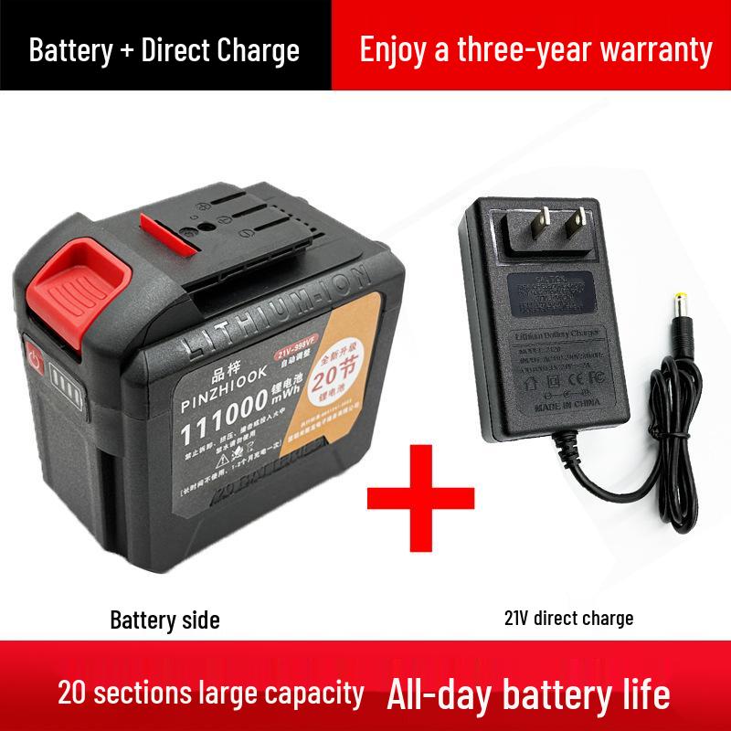 21V Large Capacity Lithium Battery for Makita Angle Grinder and Electric Wrench