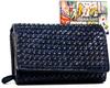 Carteira feminina de couro R-N19-ZPT-7316 D.Blue