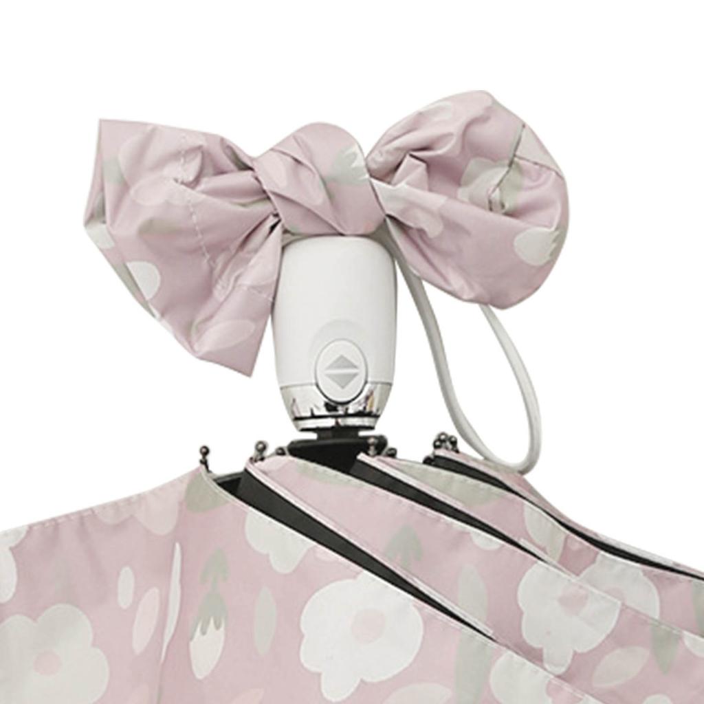 Automatischer Regenschirm Kleiner Blumenstil Regenschirm Sonnenschirm UV-Schutz Faltbarer Regenschirm Sonne Regen