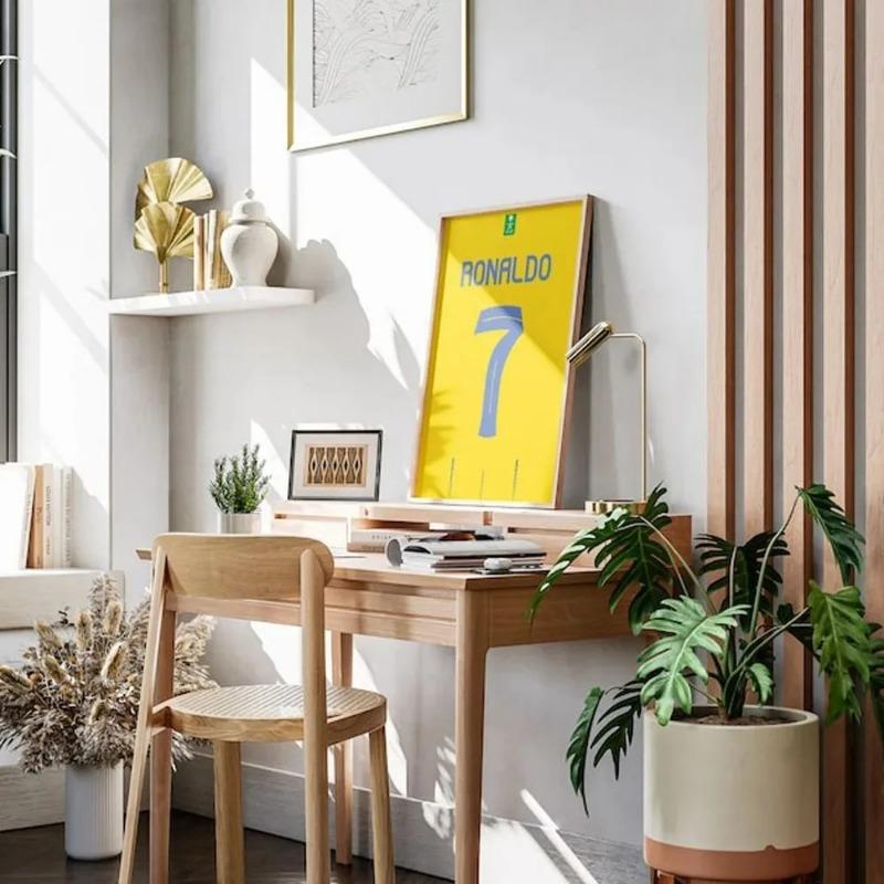 2024 Season Canvas Posters Football Jersey Sports Star Signs Wall Decor Ideal for Fans and Room Aesthetic Decor