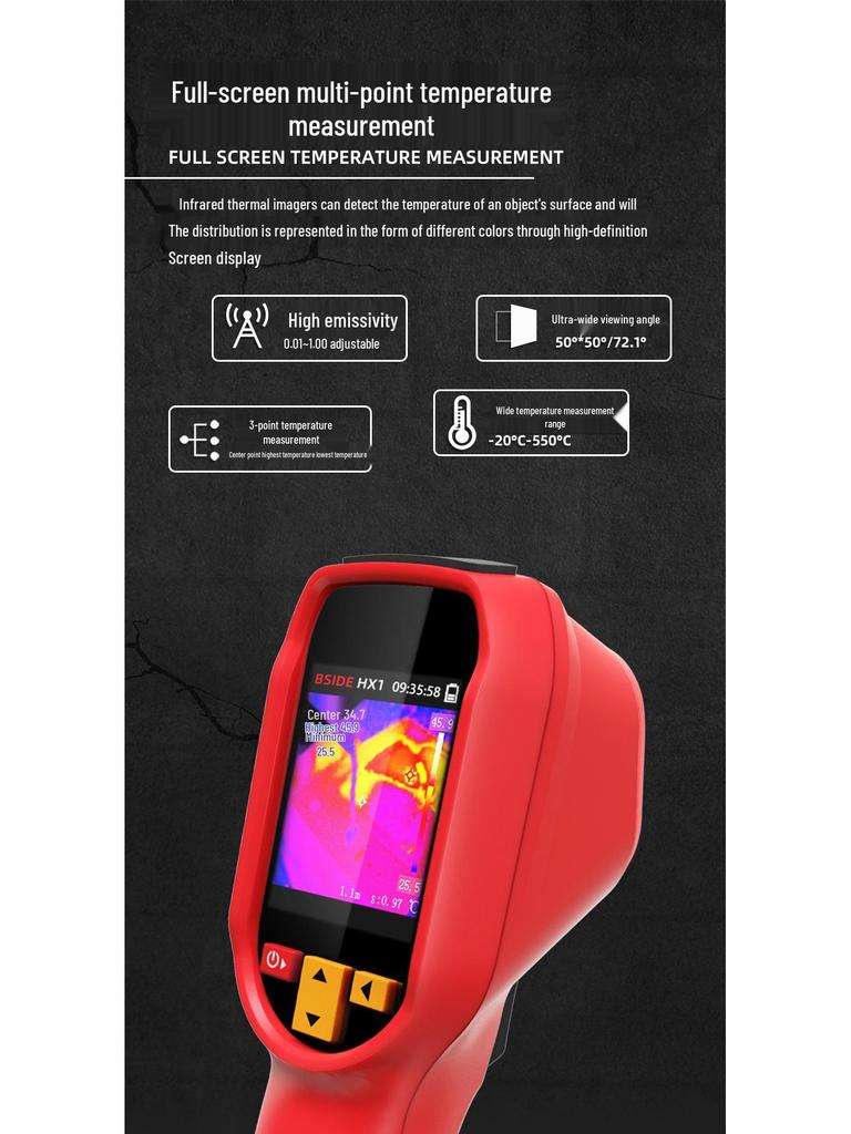 BSIDE Aimer HX1 High-Definition Infrared Thermal Imager for Industrial and Geothermal Applications