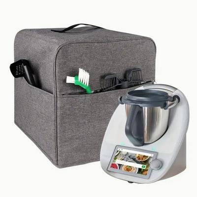 Blender Cover for TM5 For TM6 with Oxford Cloth Double Layer Protection Waterproof Lining and Side Storage Compartments