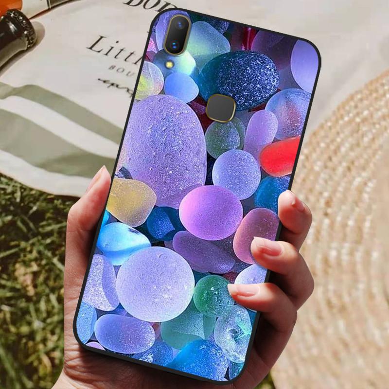 For Vivo Y85 Case 1723 V9 Silicon Back Cover Phone Case for Vivo V9 Youth Cases Soft Bumper Coque for Vivo 1727 1726 Fundas