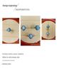 S925 Silber Vintage Ring mit natürlichem Türkis Cabochon - Eleganter, zeitloser Schmuck für Frauen für den täglichen Gebrauch