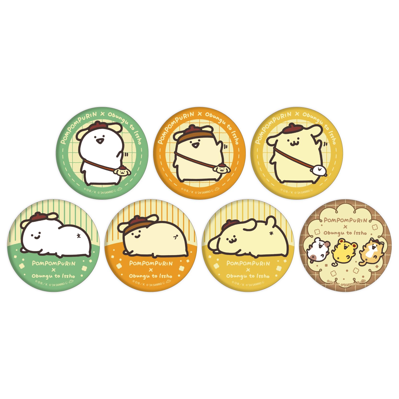 

Канцелярские принадлежности для Issho x Pompompurin 01 Коробка из 7 банок значков [Иллюстрация сотрудничества]