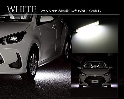 YOURS. Yaris Exclusive LED Welcome Lamp [Blue] YARIS Custom Parts Accessories Dress Up TOYOTA y22-1944 [5] M
