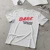 DARE om Kinderen van Drugs Af te Houden T-shirt, Vintage 90s Grafisch T-shirt, Retro Streetwear Shirt, Anti-drugs Boodschap