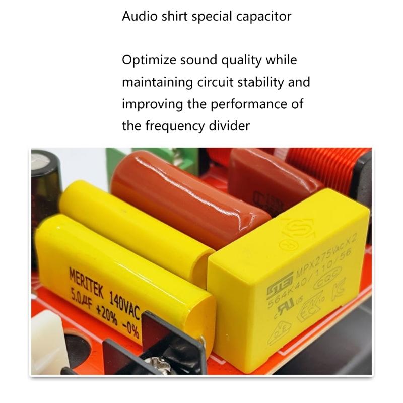 350W Treble Bass Subwoofer Crossover Frequency Distributor Divider 2 Way Speaker Audio Crossover Filter