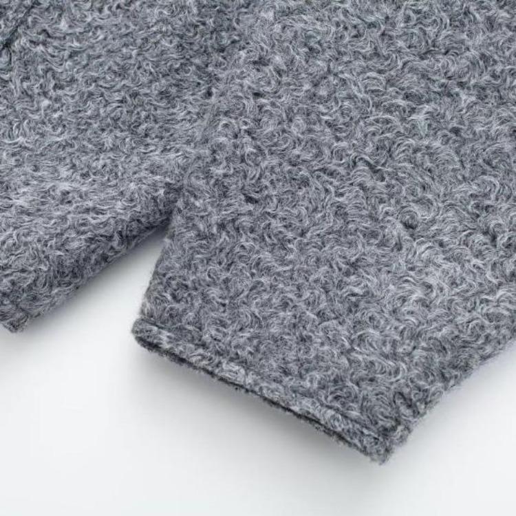 Autumn Winter Women Baseball Jacket Stand Collar Long Sleeve Casual Coat Solid Color Big Pockets Hidden Buttons