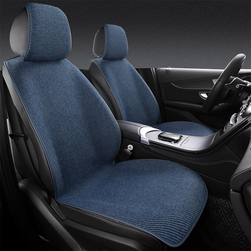 Unibody  Linen Car Seat Cushions – Breathable Comfort Seat Cover for Front Seats, Universal Fit Most Vehicles