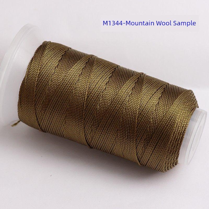 

6-прядная одножильная нить в цвете Моранди, плетеная веревка, ручной работы, плетеный браслет с дизайном дракона, шнур для переноски, обмоточная нить, нить с бисером Beech